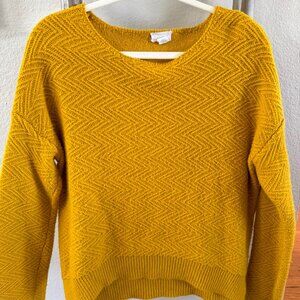 Caslon mustard sweater size M